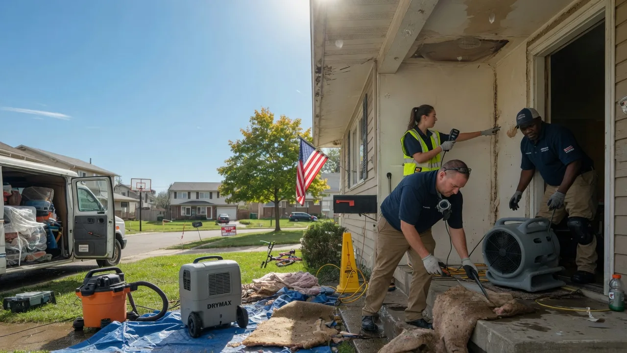 Water Damage Restoration in Sublime, TX near me